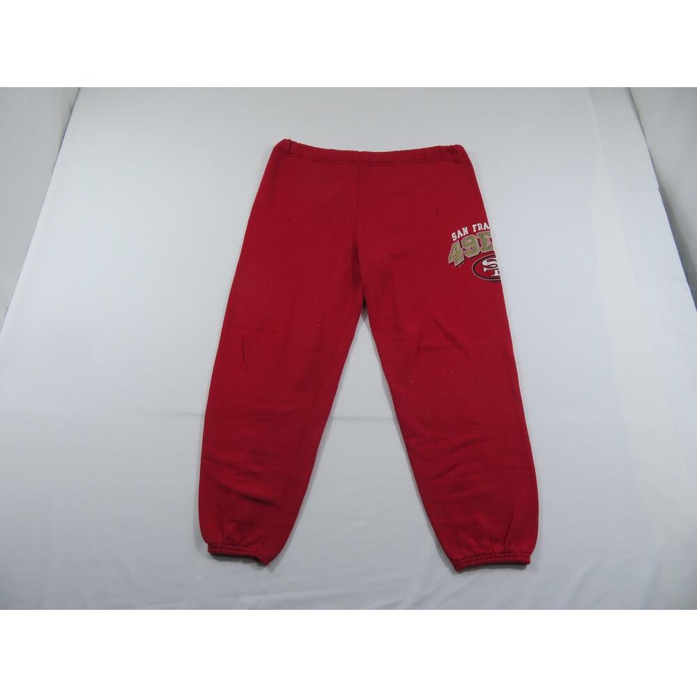 San Francisco 49ers Logo 7 Sweatpants Red Sz XL 1990s